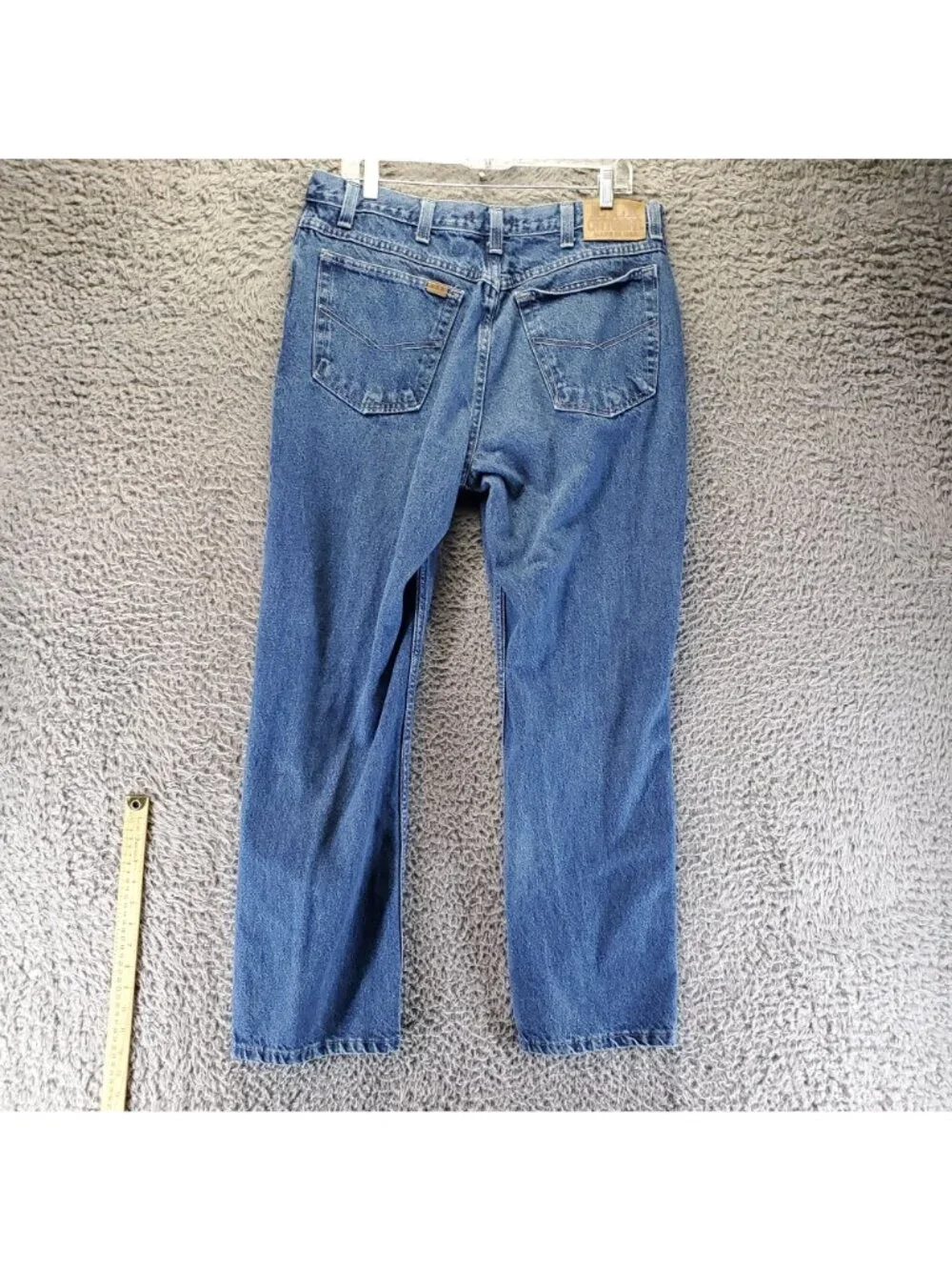 Ely Cattleman Jeans Mens 36x32 Blue Classic Fit Straight Leg Denim USA *Read*